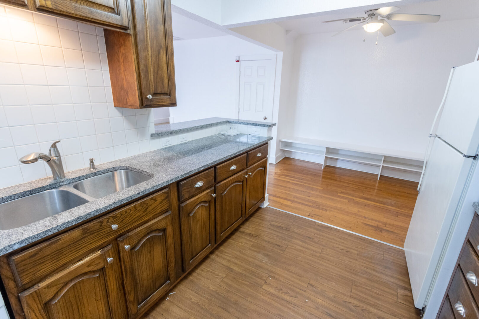 sink and kitchen space